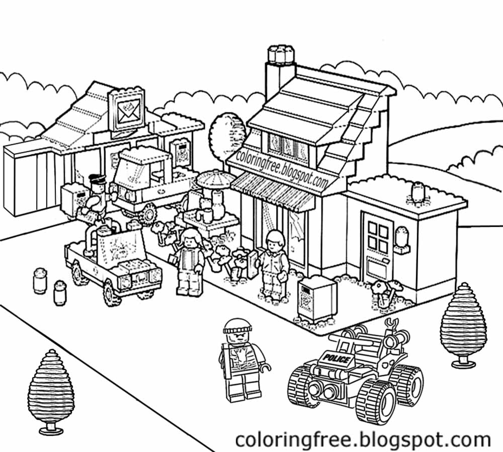Legoland Coloring Sheets Coloring Pages